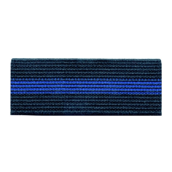 Hero's Pride Black and Blue Mourning Bands, 1/2" Wide, 10-Pack