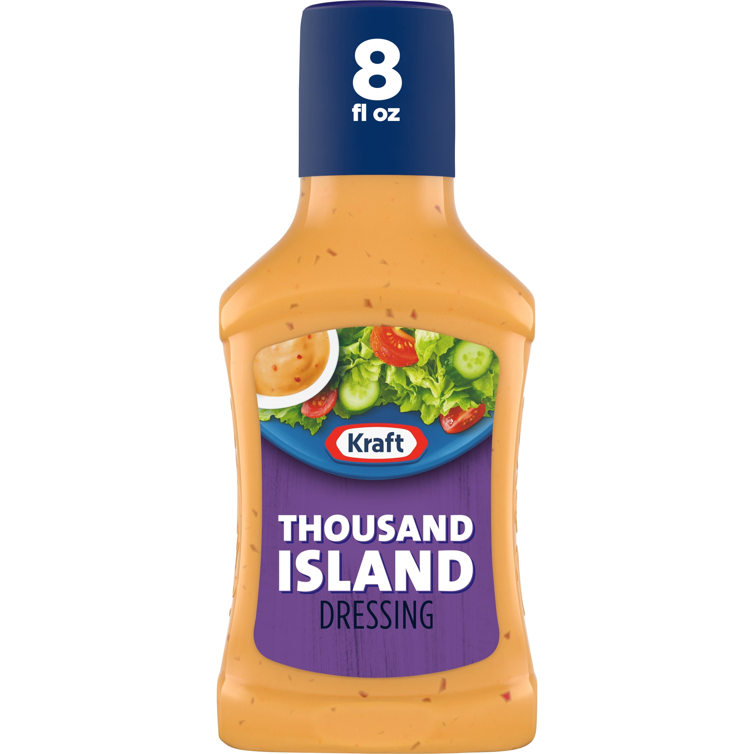 Kraft Thousand Island Salad Dressing, 8 fl oz Bottle - Walmart.com