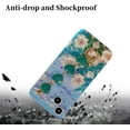 thumbnail image 4 of for Samsung Galaxy A12 A22 A32 A13 A23 A42 4G 5G Protective Cover, Fashion Charming Flower Soft TPU Phone Case with Creative Bracelet, Exquisite Shockproof Shell for Women and Girl(Blue A,A23 4G/5G), 4 of 8