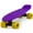 Purple, variant on Flybar 22 inch Plastic Cruiser Skateboard, Non-Slip Deck, for Boys and Girls Ages 6+ up to 175lbs, Purple