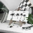 thumbnail image 3 of Black and white Palm Trees Front License Plate, Metal License Plate, Funny Standard Plates Personalized Novelty Decorative For Men/Women/Boys/Girls Car 6×12 Inch, 3 of 6