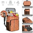 thumbnail image 5 of Delicious Foodie Cooler Backpack - High-Capacity 20L Insulated Soft Cooler Bag for Pizza, Picnics & Beach, Keeps Cold 20Hrs, 5 of 6
