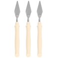 thumbnail image 1 of 3pcs Multifunction Hanging Palette Knives Set Stainless Steel Blade Plastic Handle for Oil Painting, 1 of 2