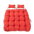 thumbnail image 6 of LeisureMod Wicker 2 Person Double Folding Hanging Egg Swing Cushion, 6 of 8