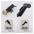 thumbnail image 4 of Brass Bidet Faucet Sprayer Black Portable Toilet Bidet Faucet, Hot Cold Water Bathroom Mixer Valve Hygienic Shower, 4 of 7