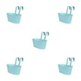 thumbnail image 3 of Transemion Iron Colorful And Practical Balcony Planters Railing Hanging For Stylish Garden Different Rainbow Light blue 5Set, 3 of 6