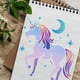 thumbnail image 5 of Plantilla de unicornio para pintar, 30 x 30 cm. Plantilla reutilizable de plástico para pintar sobre pared, madera, muebles, tela, lienzo. Plantilla para manualidades., 5 of 9