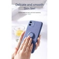 thumbnail image 5 of Kickstand Case Compatible with iPhone 12 Pro Max, Soft Silicone Protective Case Cover with 360°Rotatable Ring Holder (Navy, iPhone 12 Pro Max), 5 of 13