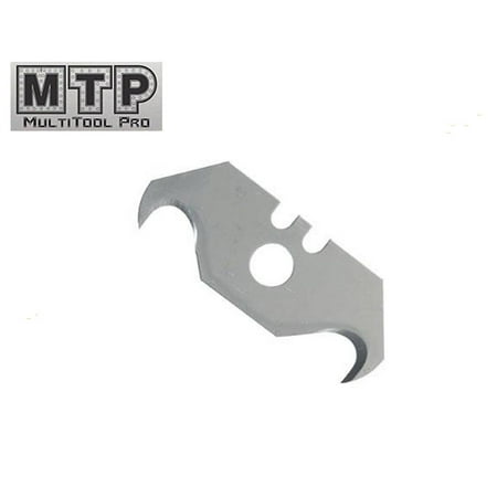MTP ® Pack 30 Pc Utility Hook Blades w/ Free Case Carpet Roofing Knife Standard