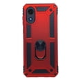 thumbnail image 1 of Funda Uso Rudo con Anillo Magnético Para Samsung A03 Core Cely Vesmir Rojo con 2 Micas de Cristal, 1 of 5
