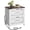 White, variant on DEVAISE Lateral File Cabinet with Lock, 2 Drawers & Charging Station, Farmhouse Wood Printer Stand with Large Storage, Fits A4/Letter/Legal Hanging Files, Oak