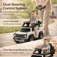 thumbnail image 5 of 3 in 1 Push Car, Licensed Ford Bronco, SHINPT Toddler Push Car with Parent Control Handle, Safety Fence, Lights, Music & Storage, Ride on Toy for Toddlers 18-36 Months, White, 5 of 8