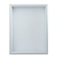 thumbnail image 3 of 12" x 16" White Beveled Shadow Box Picture Frame by Studio Décor - Includes Pre-attached Hanging Hardware - Horizontal or Vertical Display - 1 Pack, 3 of 3