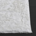thumbnail image 6 of SAFAVIEH Faux Fur Raphael Solid Machine Washable Area Rug, Ivory, 3' x 5', 6 of 13