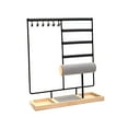 thumbnail image 1 of Soporte para Estante colgante Soportes de gran capacidad Regalo para niñas de 5 niveles Estante de joyería de metal Organizador de joyas para, 1 of 9