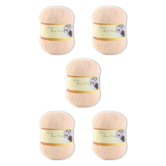 Monstrate Knitting Hand Craft Yarn Bags Purses Thread Crocheting Kids Scarf Weaving Handicraft Beginners Blanket Supplies 46 años 5piezas