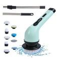 thumbnail image 1 of Scrubbers, New Wireless Cleaning Brush With 9 Replaceable Brush Head Power Scrubbers For Bathroom, Kitchen, Tile Scrubbers Mop, 1 of 9