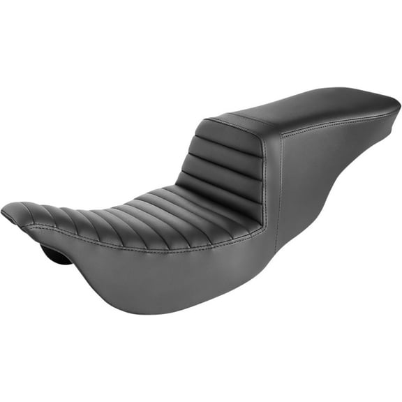 Saddlemen Step-Up Tuck-N-Roll Black Motorcycle Seat (808-07B-191)