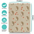 thumbnail image 4 of Hedgehog & Moonlit Sky Aesthetic Pet Food Mat - Non-Slip Dog Mat with Minimalist Hedgehog Print, 4 of 5