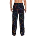 thumbnail image 3 of Sigee Colorful Balloons Print Men's Pajama Pants - Soft Lounge Sleep Bottoms with Elastic Waistband and Pockets-, 3 of 9
