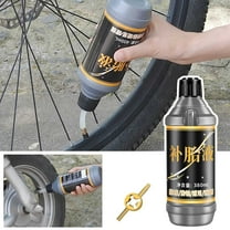 Tire Repair Fluid under $5! Xqxayjr Tire Repair Fluid, Bike Motorcycle Car Tire Sealant, Puncture Self-Repair Adhesive, 380ml Vacuum Tire Fix Liquid for Emergency Use