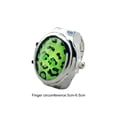 thumbnail image 6 of Naierhg Unisex Ring Beautiful Fine Workmanship Flap Cover Personality Trendy Daily Wear Alloy Leopard Gem Ring Watch Gift, 6 of 8