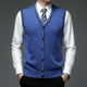 thumbnail image 2 of Nuevo cárdigan de punto con botones para hombre, suéter de lana sin mangas con cuello en V para primavera y otoño, chaleco informal para hombre, cárdigan de punto, 2 of 5
