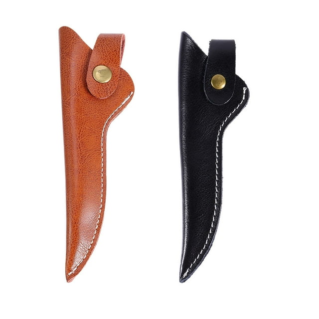 MasteelfCA 2 Pcs Ciseaux de Barbier Housse en Cuir Ciseaux de Coiffeur Housse de Protection