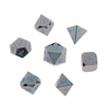 thumbnail image 3 of Juegos de dados poliédricos, 7 piezas X 2 juegos de dados para juegos de RPG MTG con D8 D10 D12 D20 yotijar Lote de dados poliédricos de aleación de zinc, 3 of 10