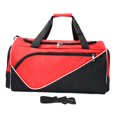 thumbnail image 3 of Bolsa de gimnasio deportiva, bolso de viaje, bolso de mano para ropa, bolso de hombro portátil con compartimento para zapatos para Fitness, viajes de Rojo, 3 of 8