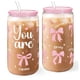 thumbnail image 2 of Vaso de Cristal SANDJEST 470 ml con Tapa Acrílica y Pajilla, 2 of 8