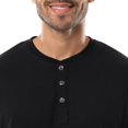 thumbnail image 2 of Conjunto de Pijama IZOD para Hombre Camiseta Henley de Jersey y Pantalón de Franela Talla L, 2 of 6