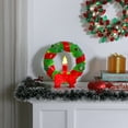 thumbnail image 3 of Mr. Christmas Couronne décorative moulée par soufflage de 12 pouces, verte, 3 of 7