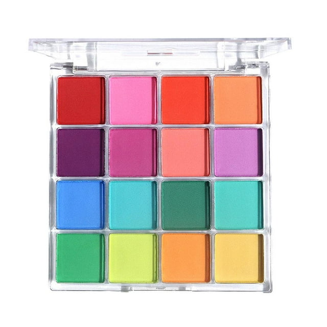 16 Color Eyeshadow Long-Lasting Matte & Shimmer Colorful Palette Summer Vibes