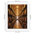 thumbnail image 2 of Paint By Numbers Kit for Adults Beginner - Barrel Cellar Wooden Storage Rows DIY Canvas Painting Kits for Adults, Frameless Paint By Number for Adults for Home Wall Decor 16x20 Inch, 2 of 7