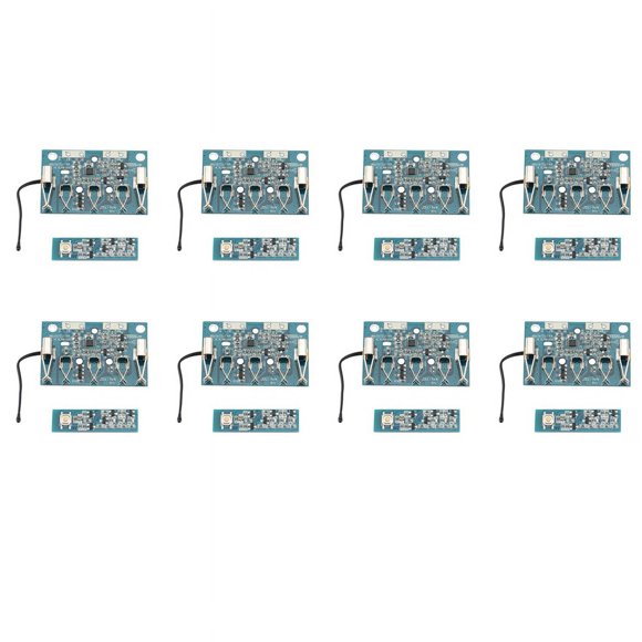 8X PCB Circuit Board for 18V Li-Ion Battery Voltage Detection Protection