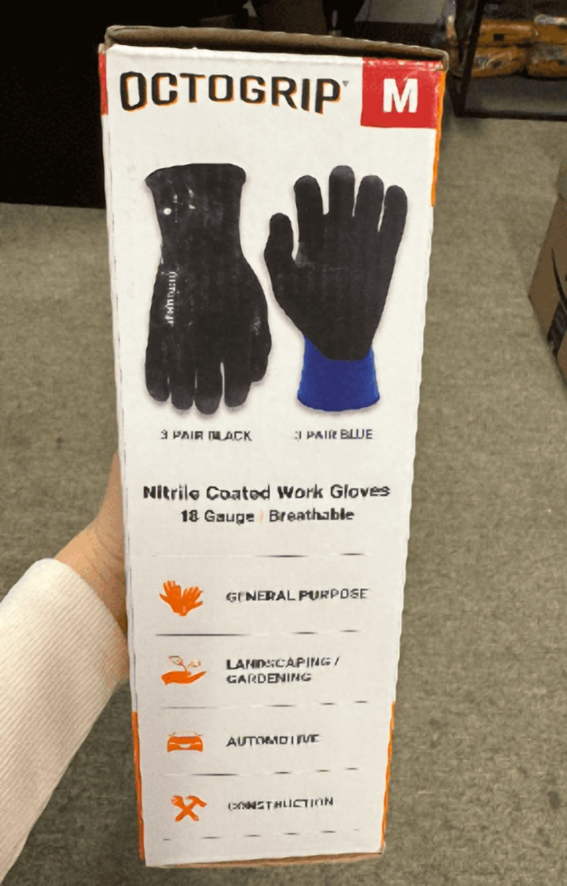 Octogrip Nitrile Coated Work Gloves
