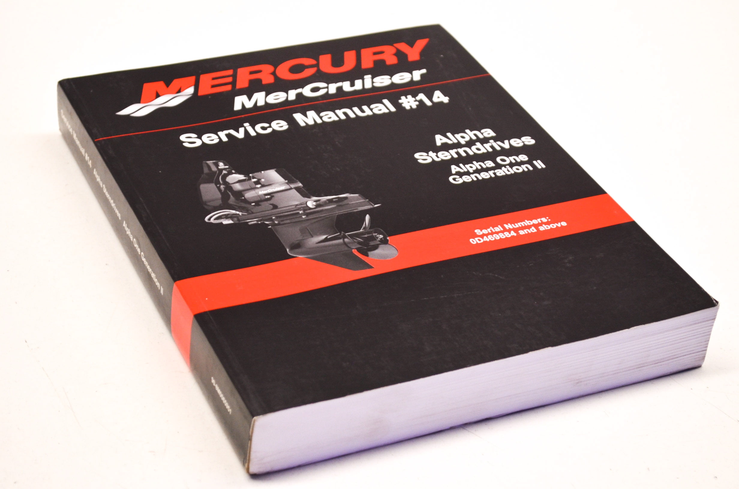 Mercury 90-8M0065951 Service Manual #14 Alpha One Generation II QTY 1 - Walmart.com