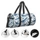 thumbnail image 3 of Fotbe Cute Shark Bolsa Deportiva de Lona Plegable con Estampado, Bolsa de Gimnasio con Bolsillo Seco/Húmedo, Bolsa de Viaje Ultraligera de Gran Capacidad, 3 of 6