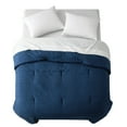 thumbnail image 5 of Style House Navy Crinkle Comforter for Teens Adults Seniors, Twin, 5 of 9