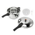 thumbnail image 2 of Stainless Steel Pressure Cooker  Explosion Proof  Multifunctional  with  Valve  80KPA  Security Handle  Pressure Cooking Pot, 2 of 8