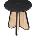 thumbnail image 4 of Meridian Furniture Butterfly Black Oak Veneer Top End Table, 4 of 32