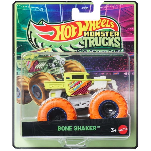 Hot Wheels Glow in the Dark Bone Shaker Diecast Car [2026]