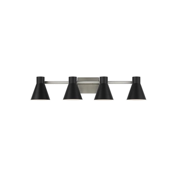 4441304-962-Generation Lighting-Sea Gull Lighting-Towner-4 Light Bath Vanity-Brushed Nickel Finish-Incandescent Lamping Type
