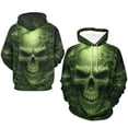 thumbnail image 4 of LAOLIUSN Hoodies Men Skull 3D Graphic Print Sweatshirts Pullover Tops with Pocket, S-4XL, 4 of 7