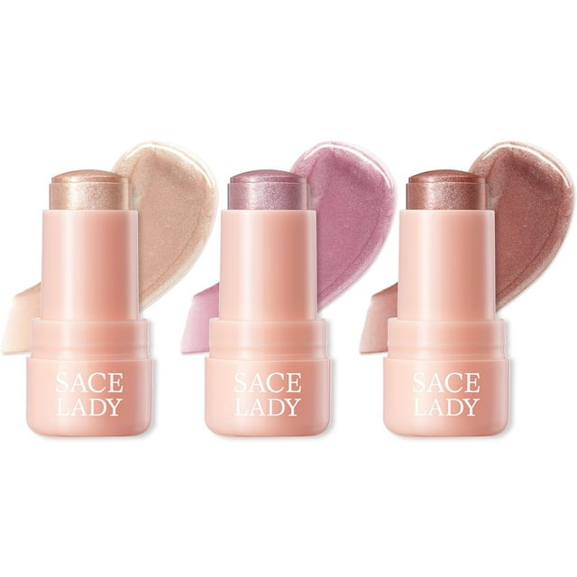 Set de 3 colores en barra iluminadora SACE LADY Jelly Face Glow