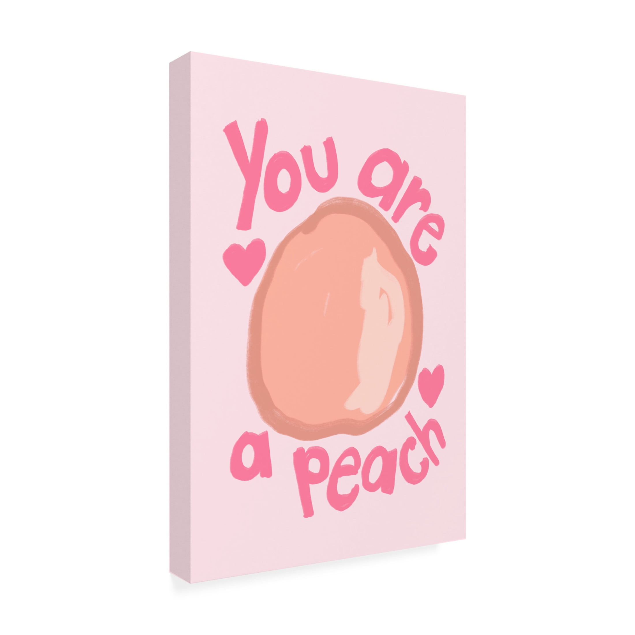 Trademark Fine Art Athene Fritsch  Peach Canvas Wall Art