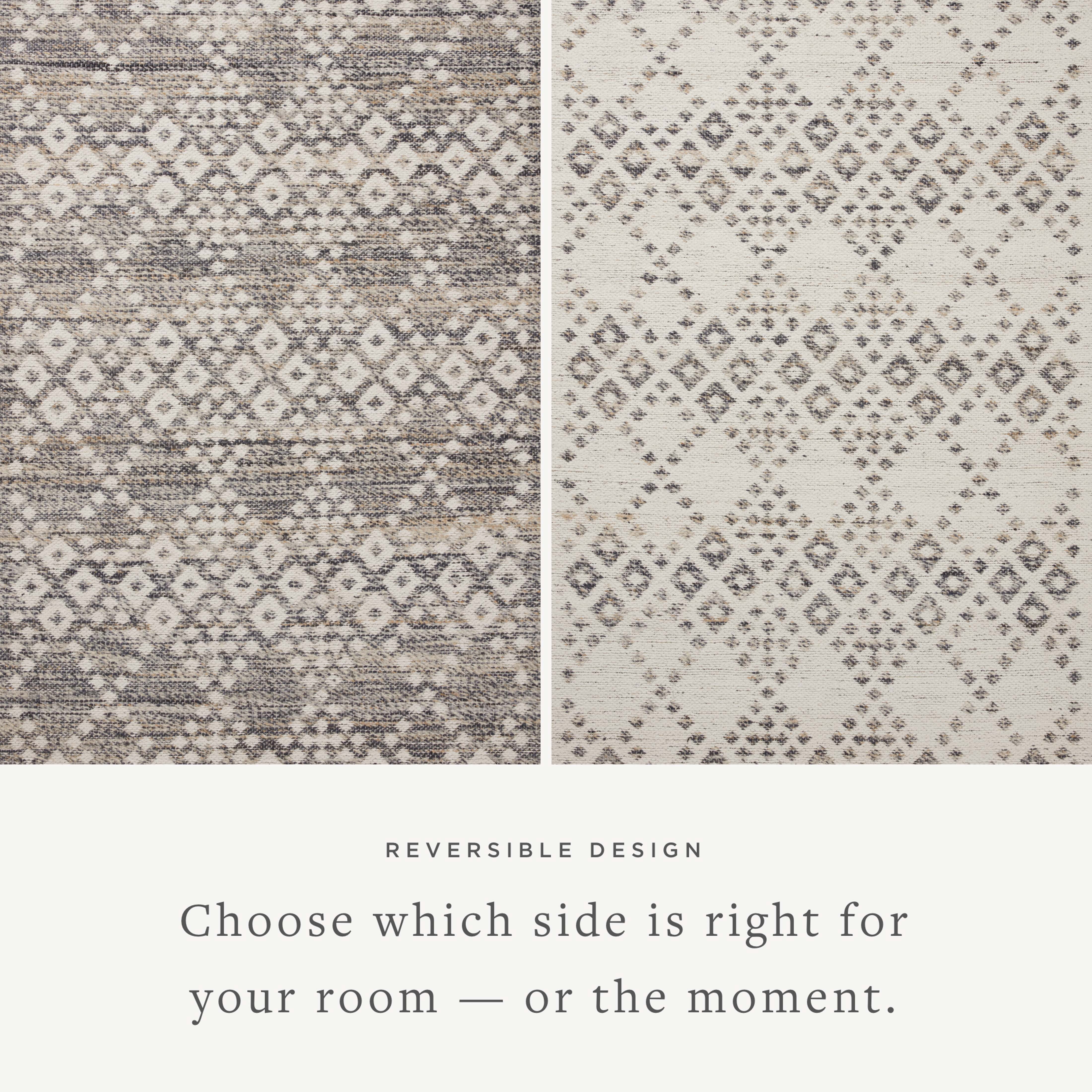 Angela Rose x Loloi Rivers Denim / Ivory 8'-6" x 11'-6" Area Rug