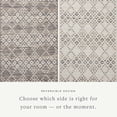thumbnail image 3 of Angela Rose x Loloi Rivers Denim / Ivory 3'-6" x 5'-6" Accent Rug, 3 of 8