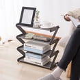 thumbnail image 1 of Baohd Versatile Shoe Storage Space-saving And Sturdy Shoe Rack Shoe Storage Rack Shelf For Shoes Shoes Rack Easy To Assemble coffee cm 1Set, 1 of 6